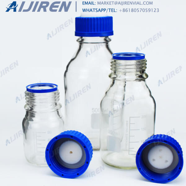 Buy 45mm screw thread size 500ml amber reagent bottle online